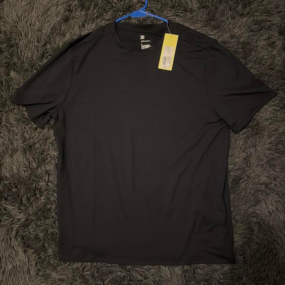 All in Motion Black Gym T-Shirt Size M